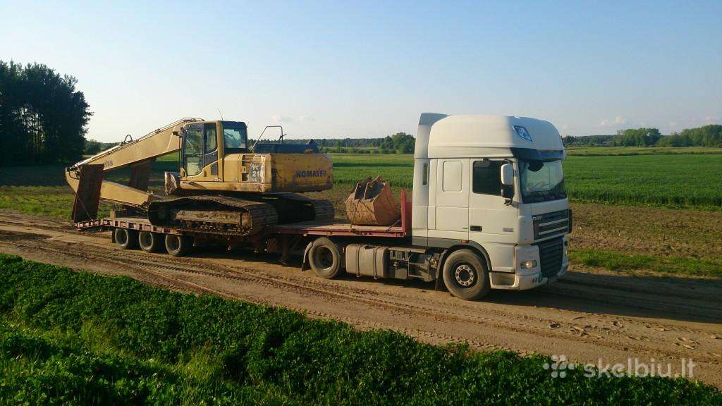 Negabaritinių krovinių pervežimas 48 tonos 20m