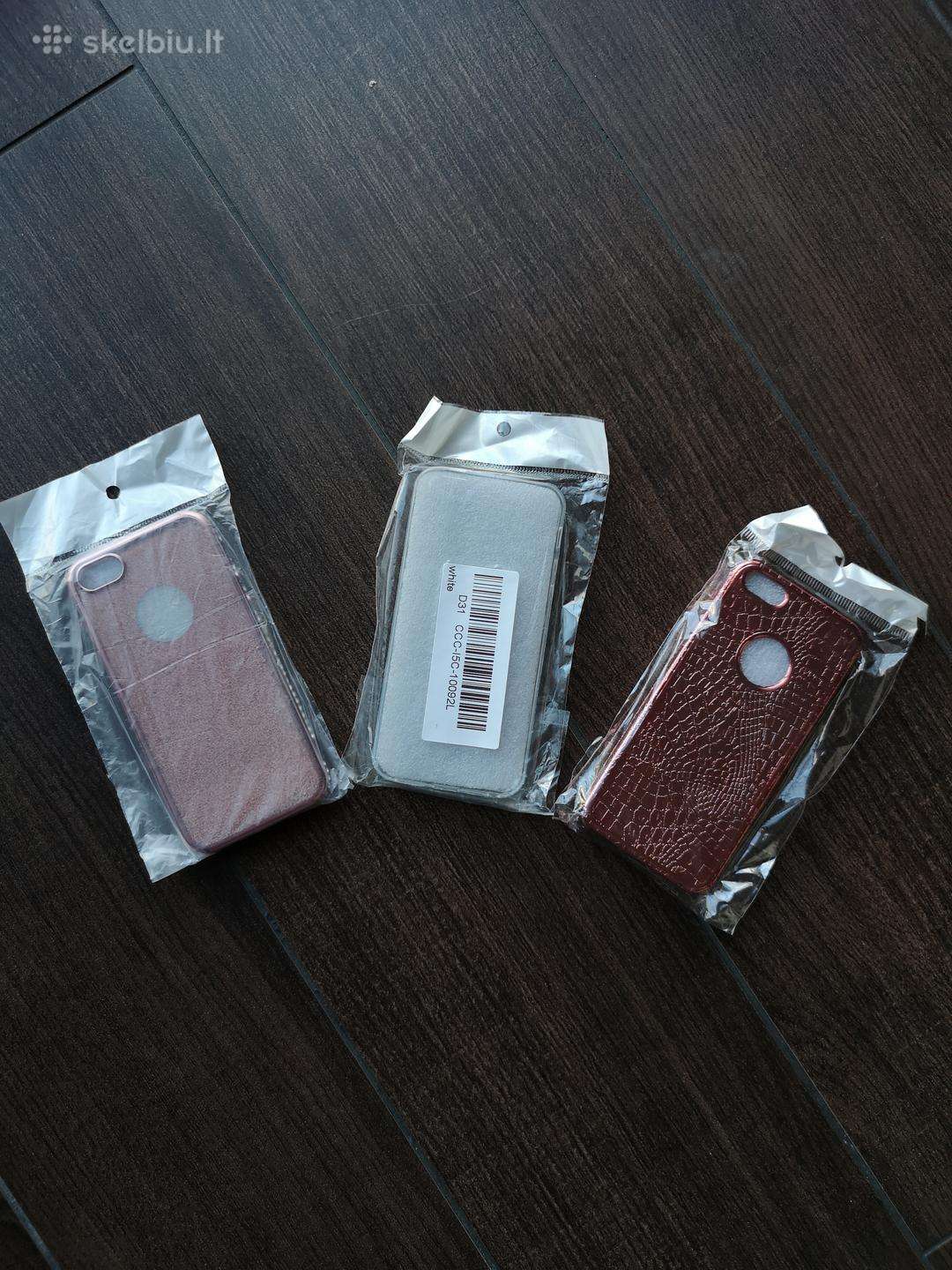 iPhone Se nugarėlės ir stikliukai.
