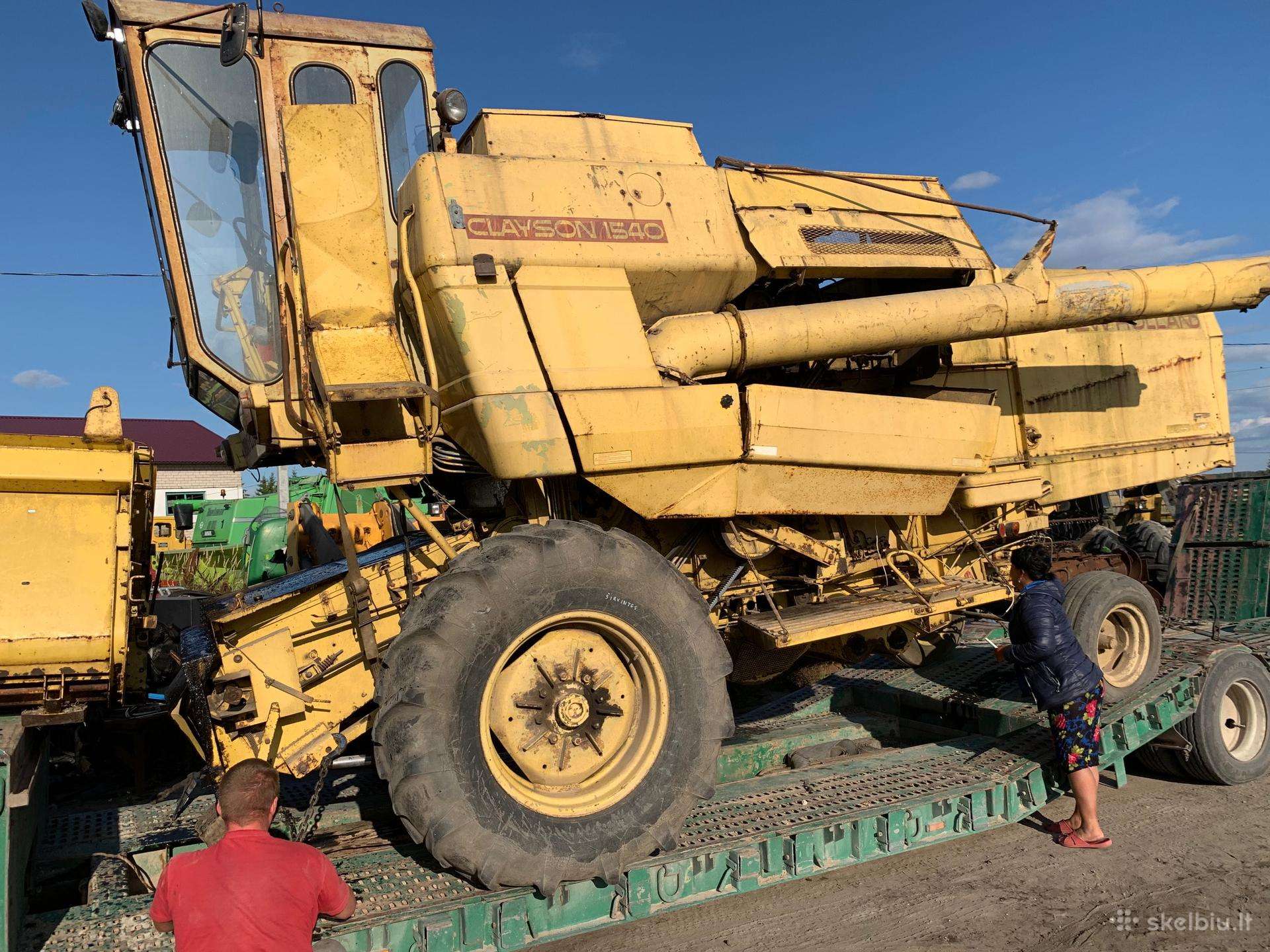 Kombainas New Holland Clayson 1540 Ardomas Dalimis