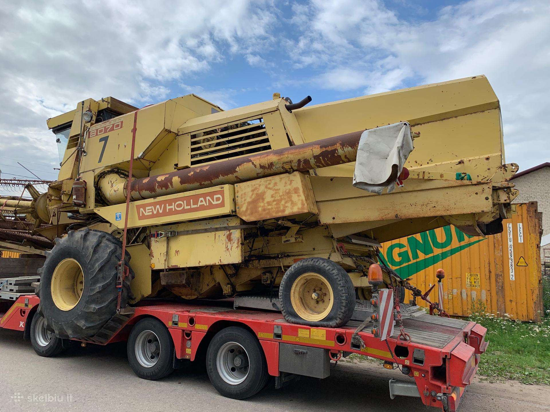 Kombainas New Holland Clayson 8070 Ardomas Dalimis