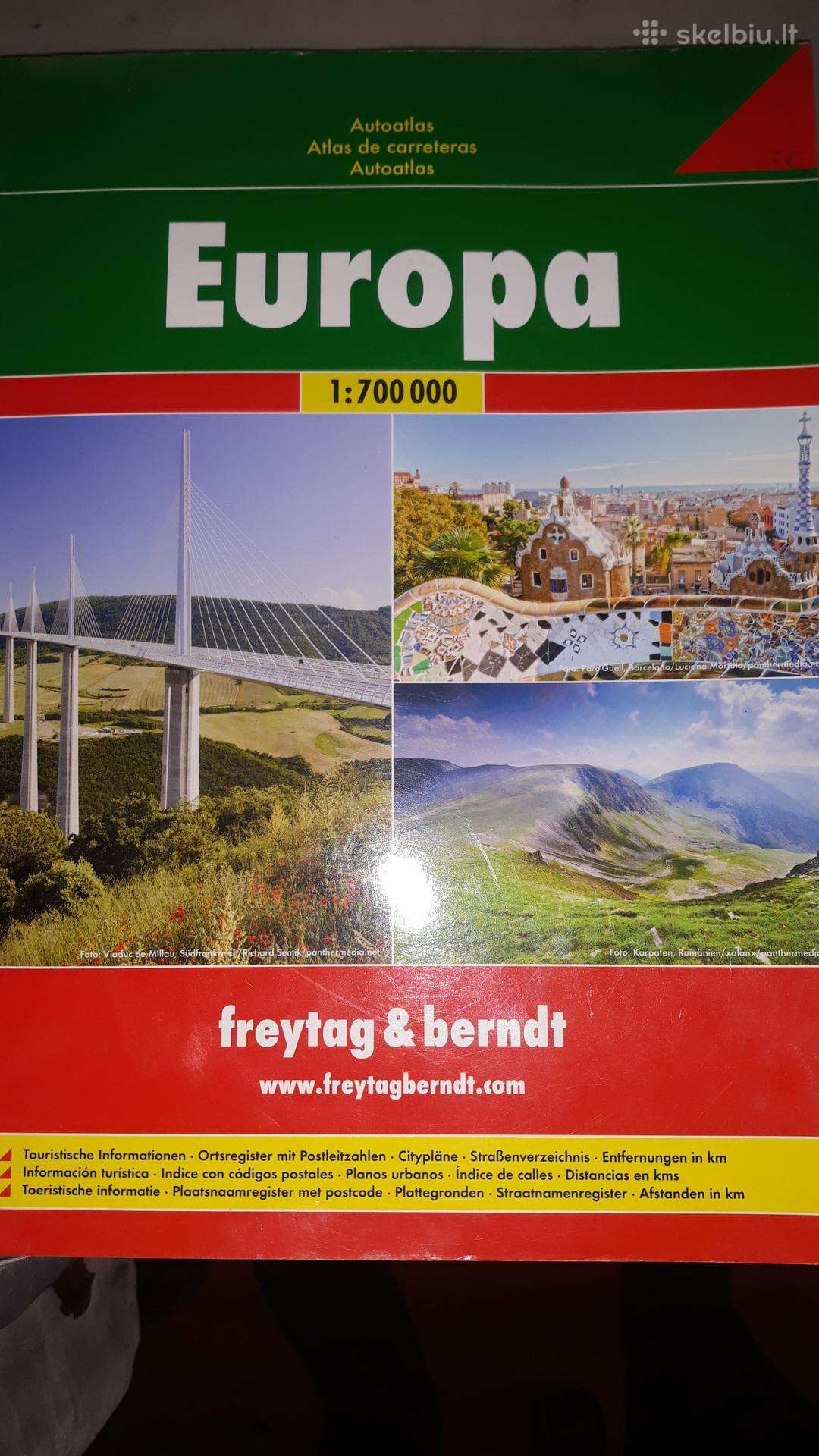 Europos keliu žemėlapis