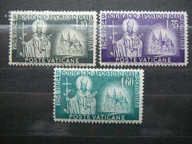 Sv. Bonifacijus 1955 Vatikanas mnh vt230s