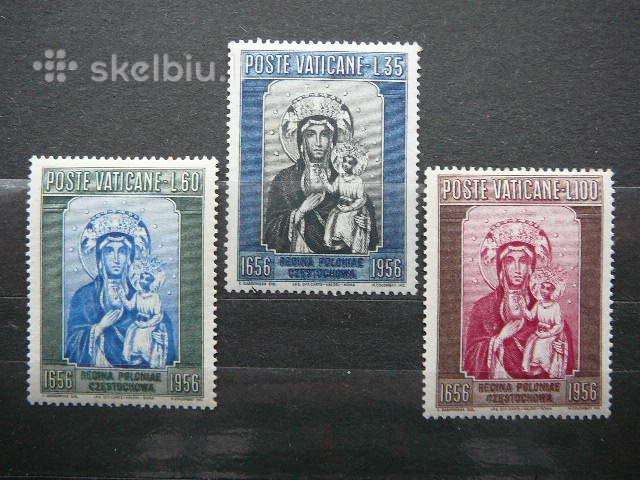 Madona Juodoji 1956 Vatikanas mnh vt263s