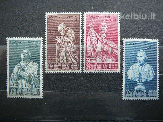 Skulpturos 1958 Vatikanas mnh vt584