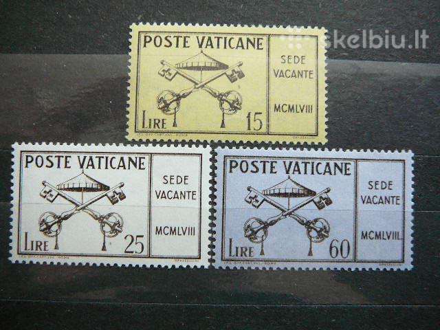 Popiezius Herbai 1958 Vatikanas mnh vt585