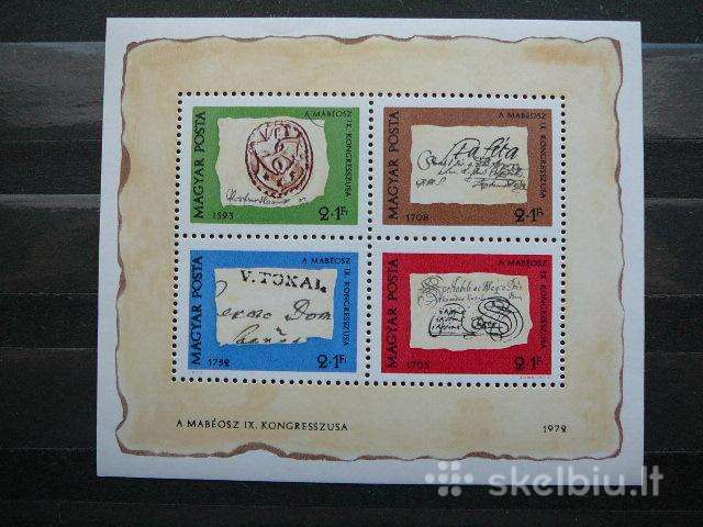 P. zenklo diena Vengrija blokas svarus Mnh v2764