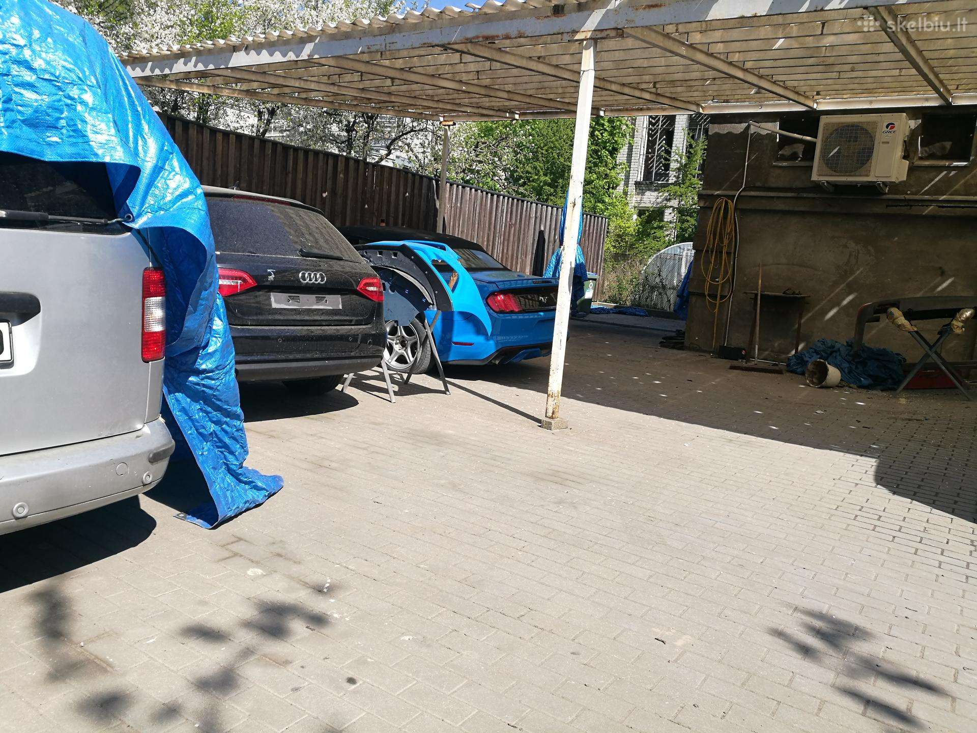 Motociklų, Auto kėbulų remontas lyginimas dažymas