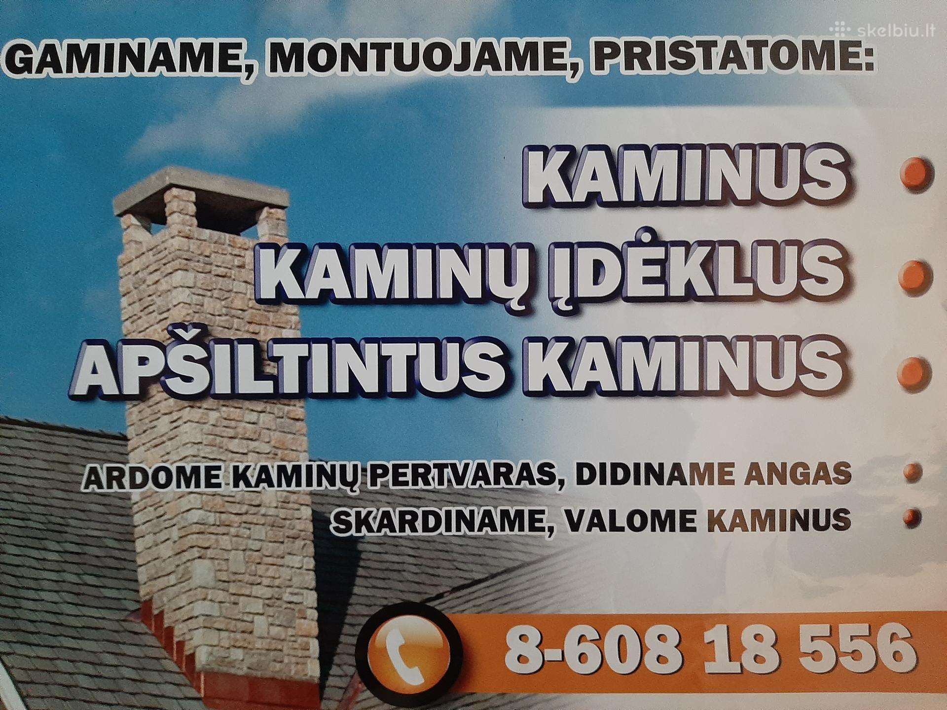 Kaminai Pristatomi kaminai Kaminu ideklai