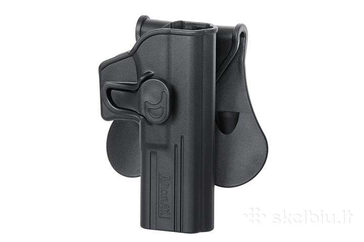 Polimerinis Glock 17/19/18 pistoleto dėklas