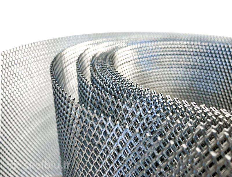 Aliuminio tinklelis 0,8mm x10m x500mm