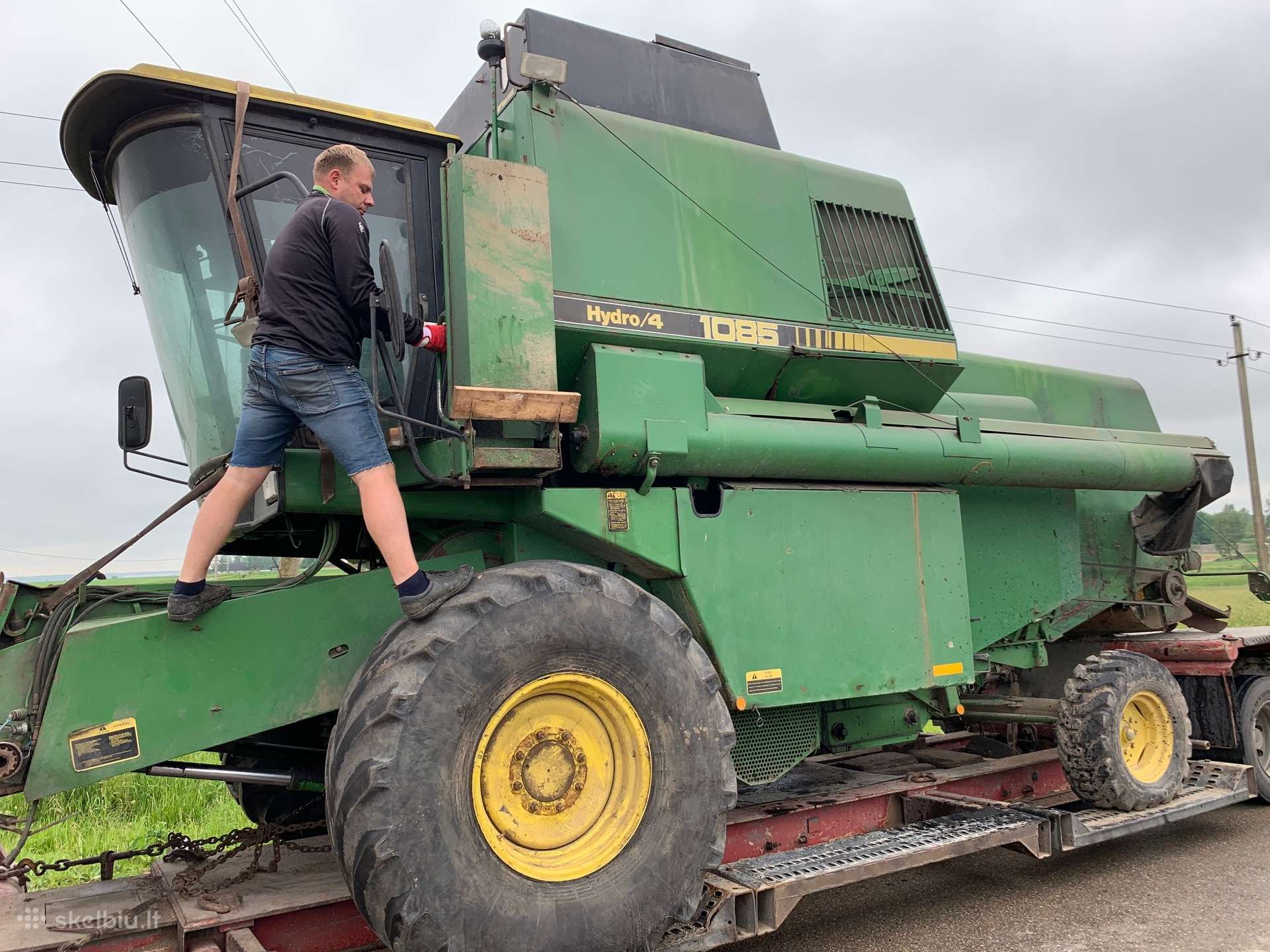 Kombainas John Deere 1085 Hydro Ardomas Dalimi