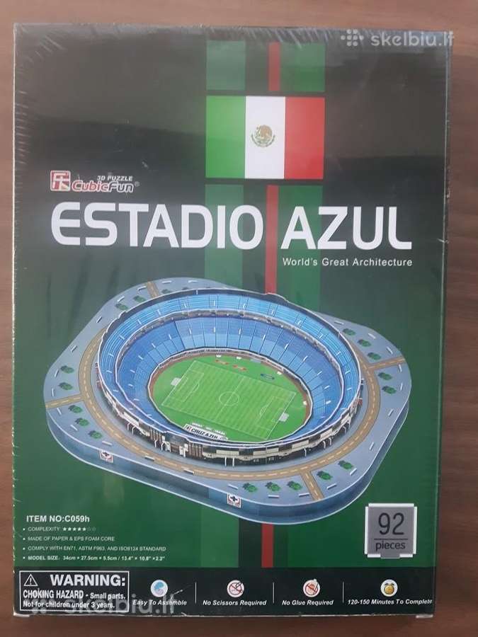 Estadio Ezul 3D puzzle(dėlionė) Naujas