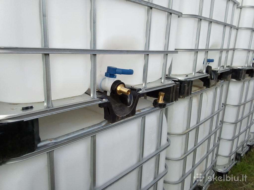 Talpos 1000 300 l ibc konteineriai bačika