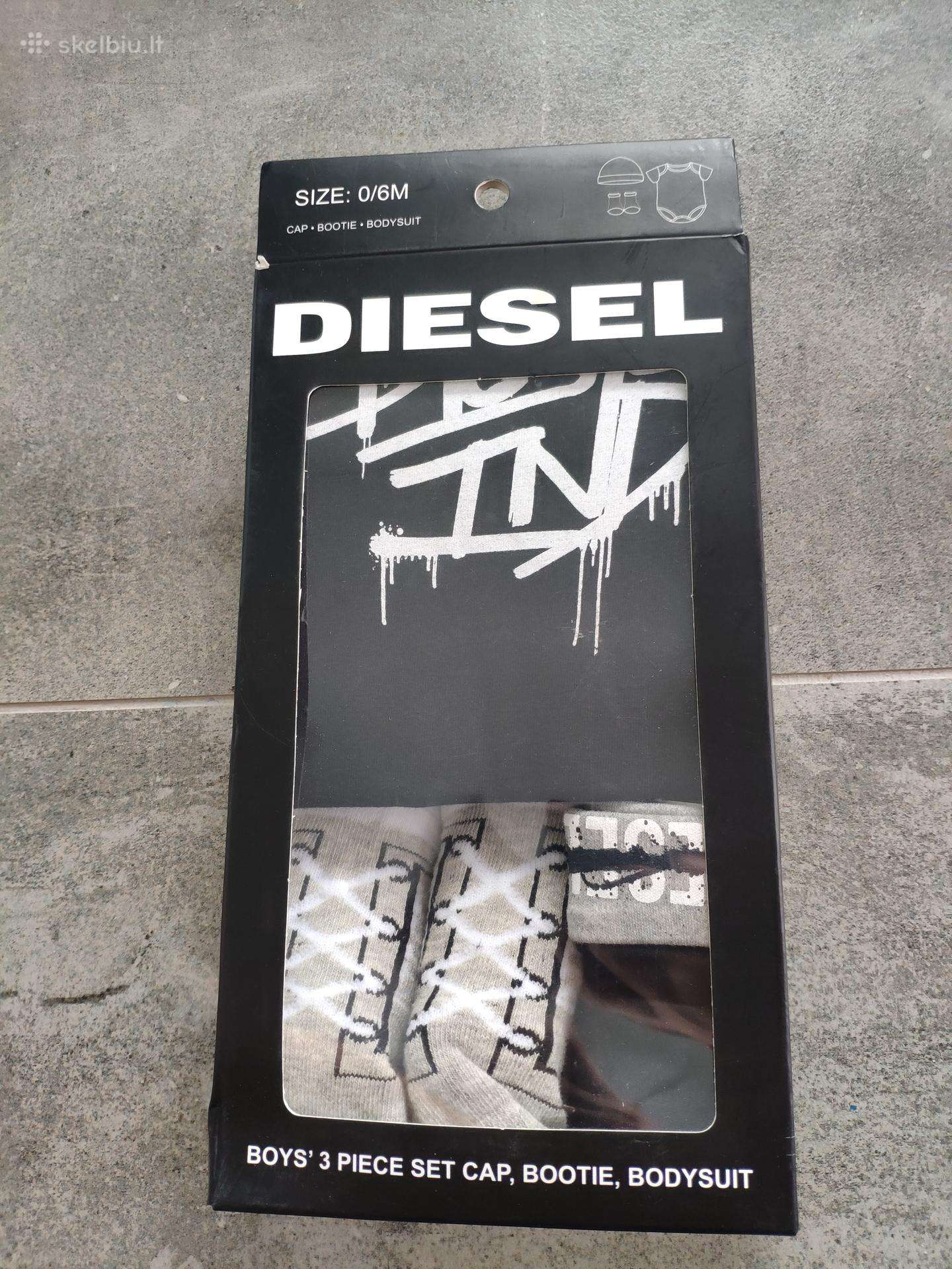 Diesel naujagimio atributai