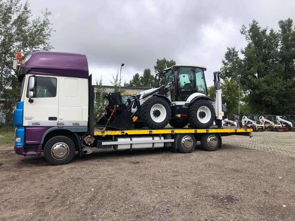 Tralas Vilniuje, statybines tech. transportavimas