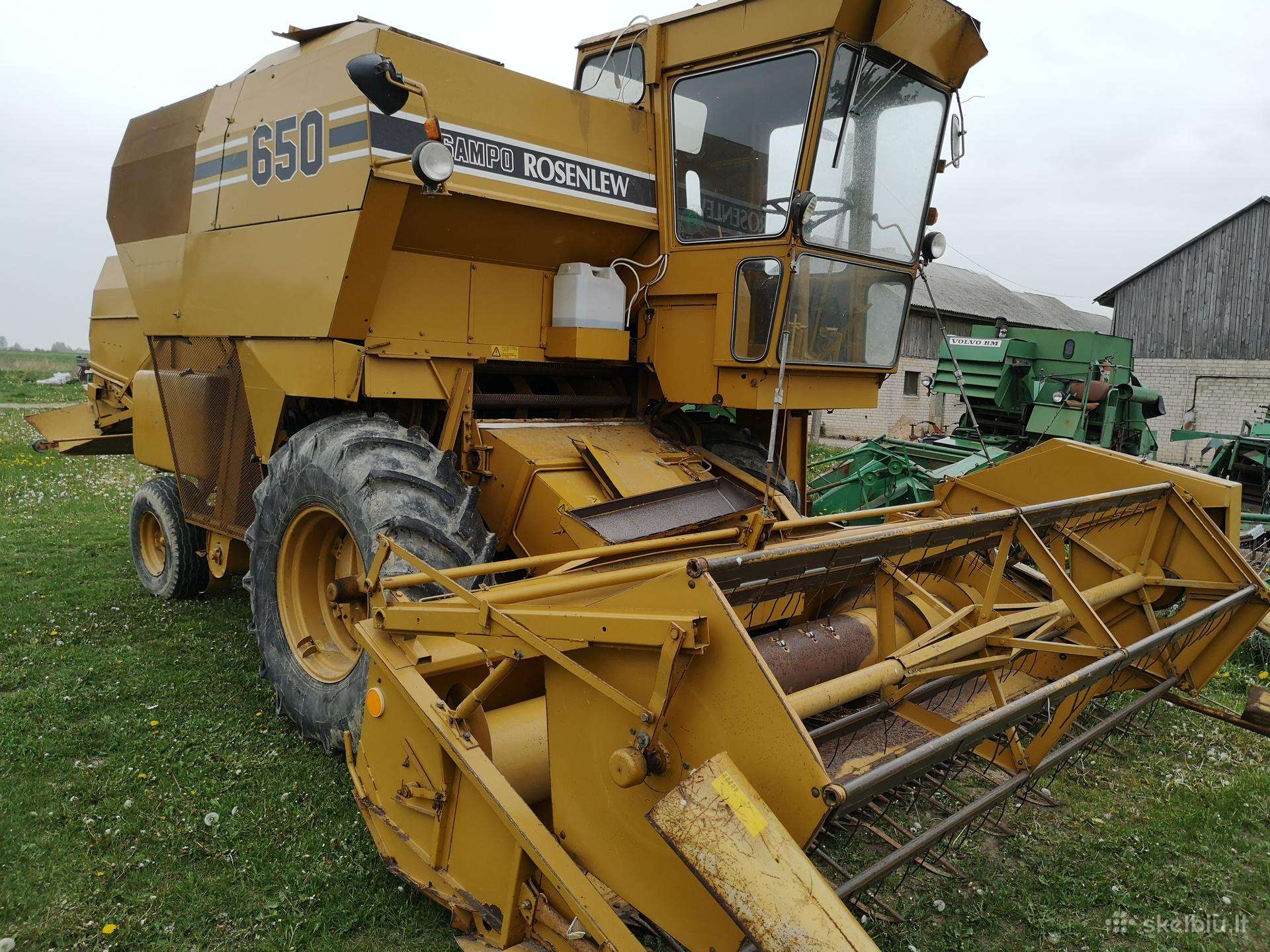 Javų kombainas Sampo 650