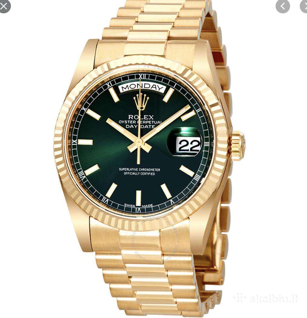 Perku Rolex Day-date, arba kita auksini laikrodi