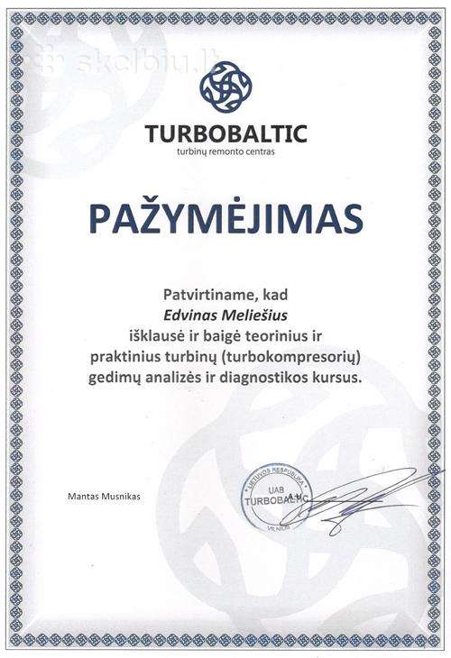 Turbinų remontas, pardavimas, dalys
