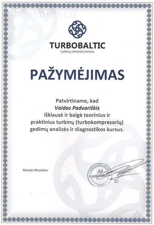 Turbinų remontas, pardavimas, dalys