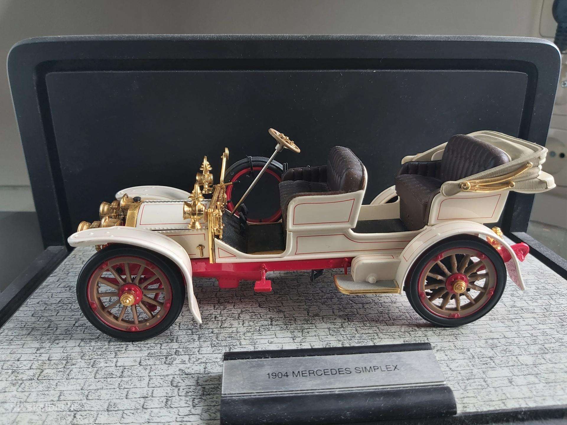 Franklin Mint Mercedes 1904 Simplex modeliukas