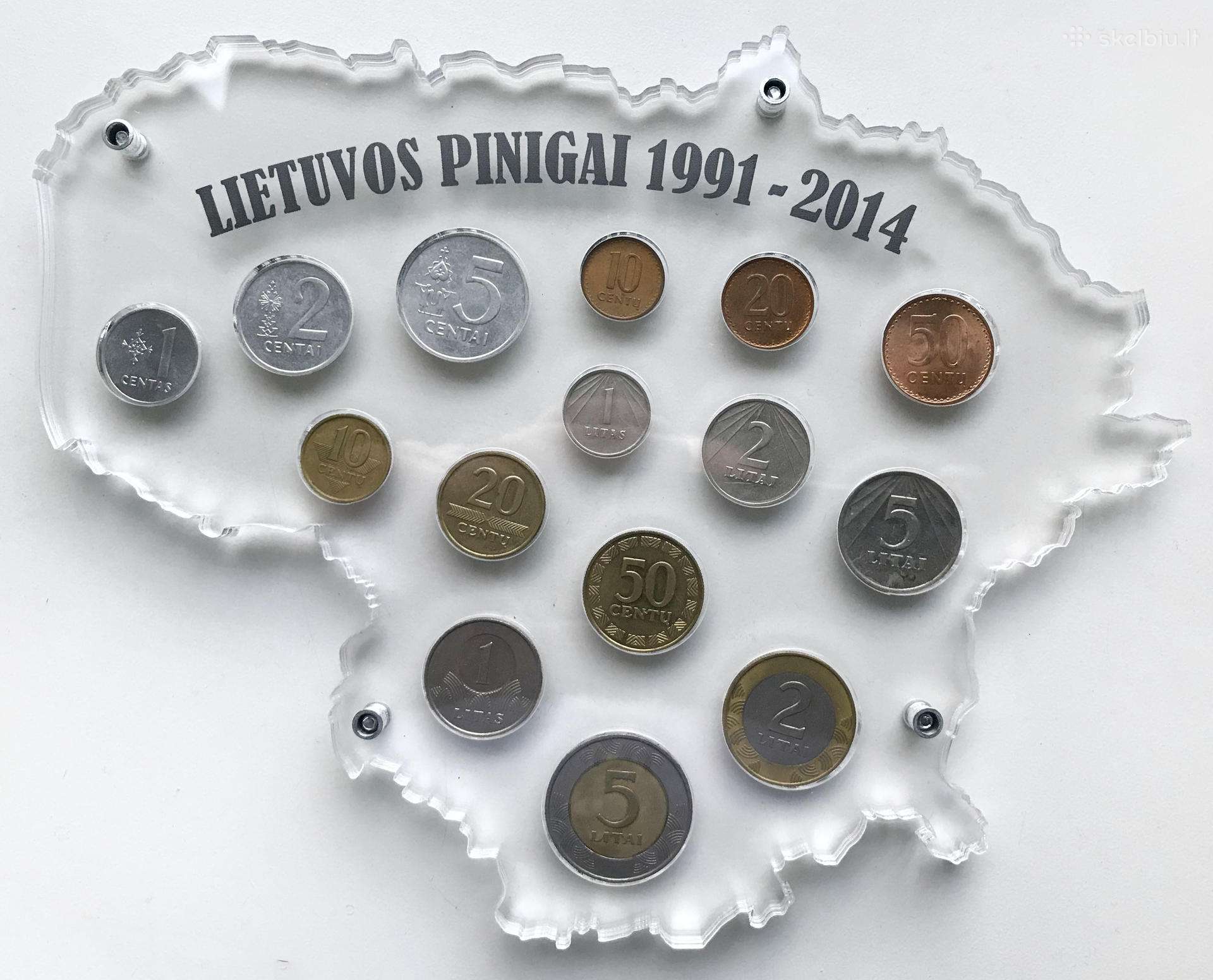 Rėmelis Lietuvos Monetoms Nr. 72 - 1991-2014