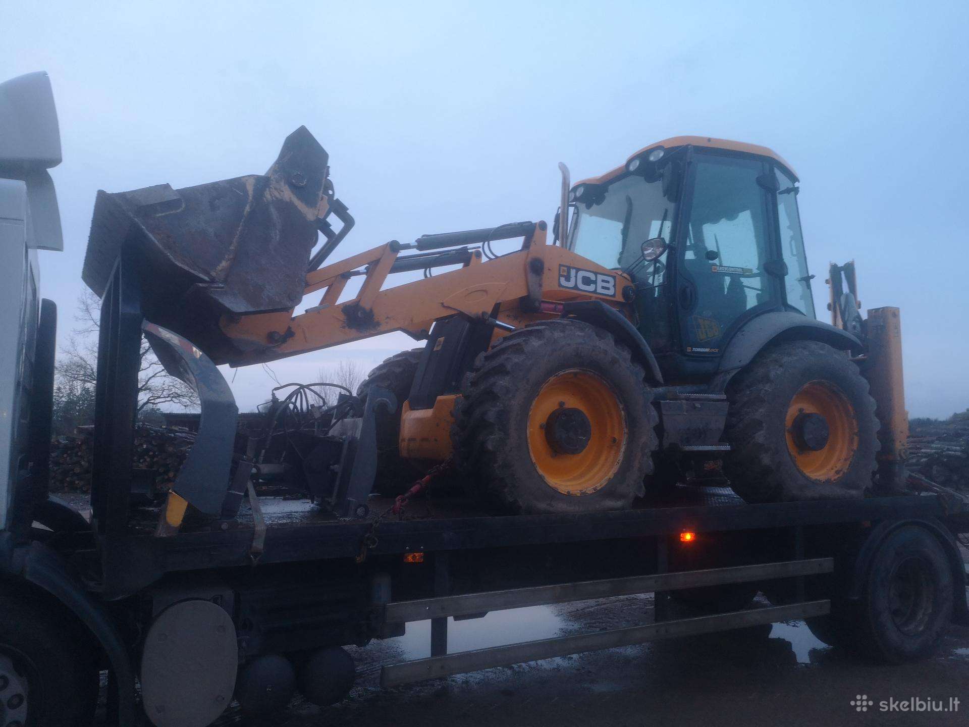 JCB 4cx, statybos transporto nuoma