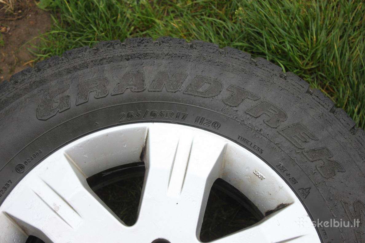 Lieti ratlankiai R17 Land Cruizer150 su 5 padangom