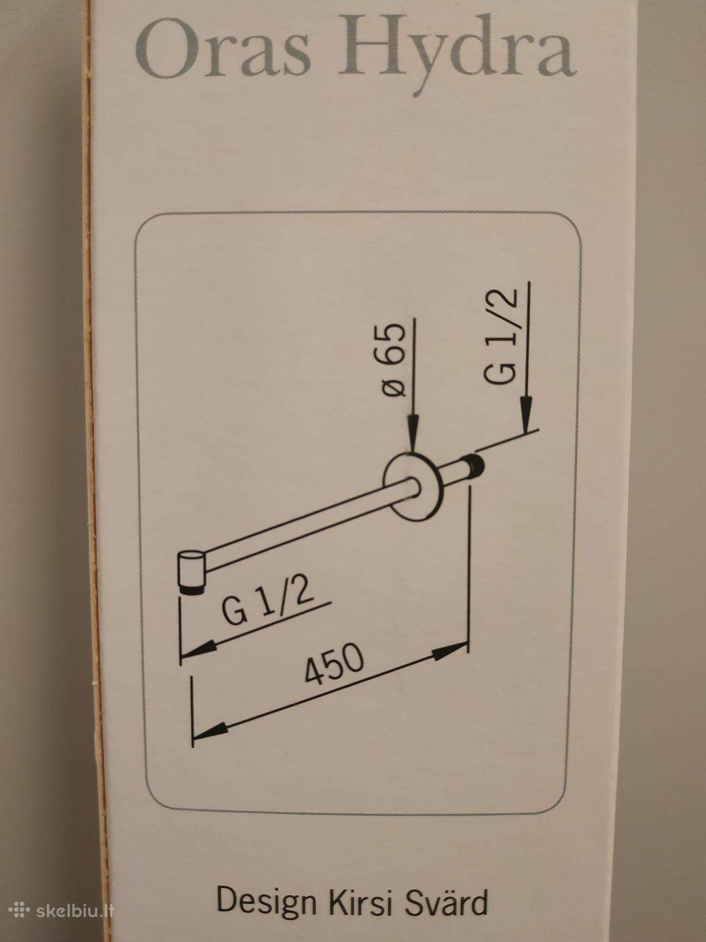 Dušo alkūnė Oras grohe hansgrohe vonios galvos 1/2