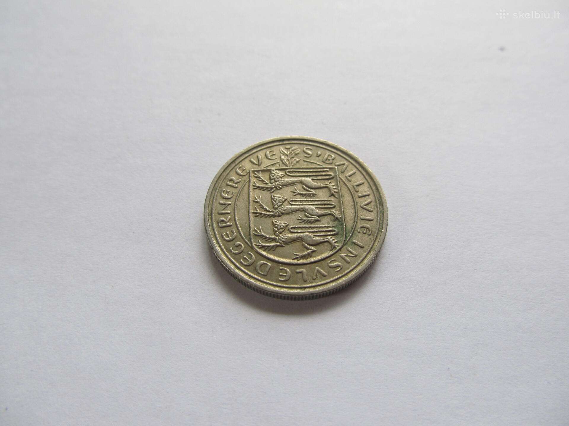 5 nev pence , Gernsis , 1968
