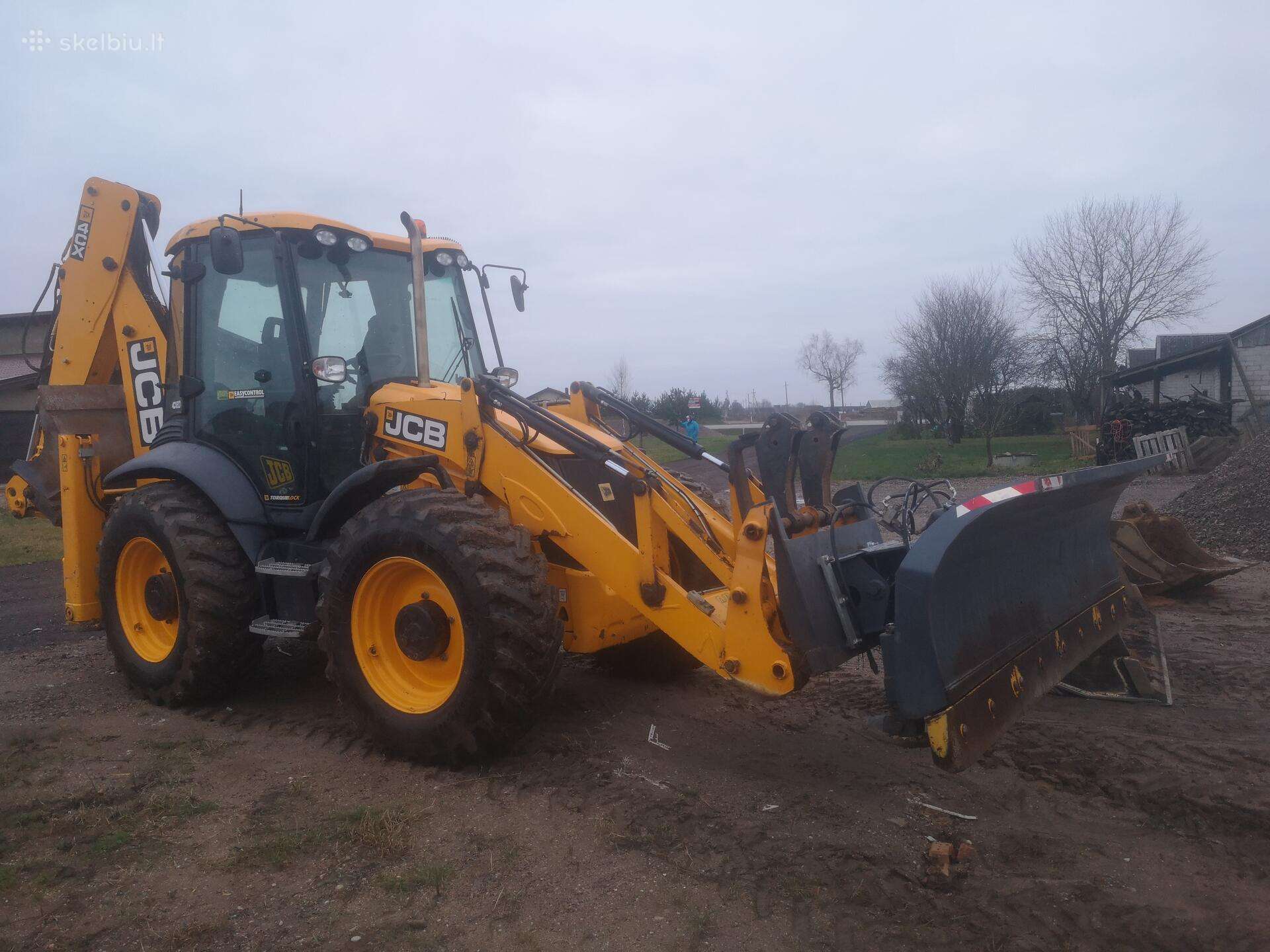 JCB 4cx, statybos transporto nuoma