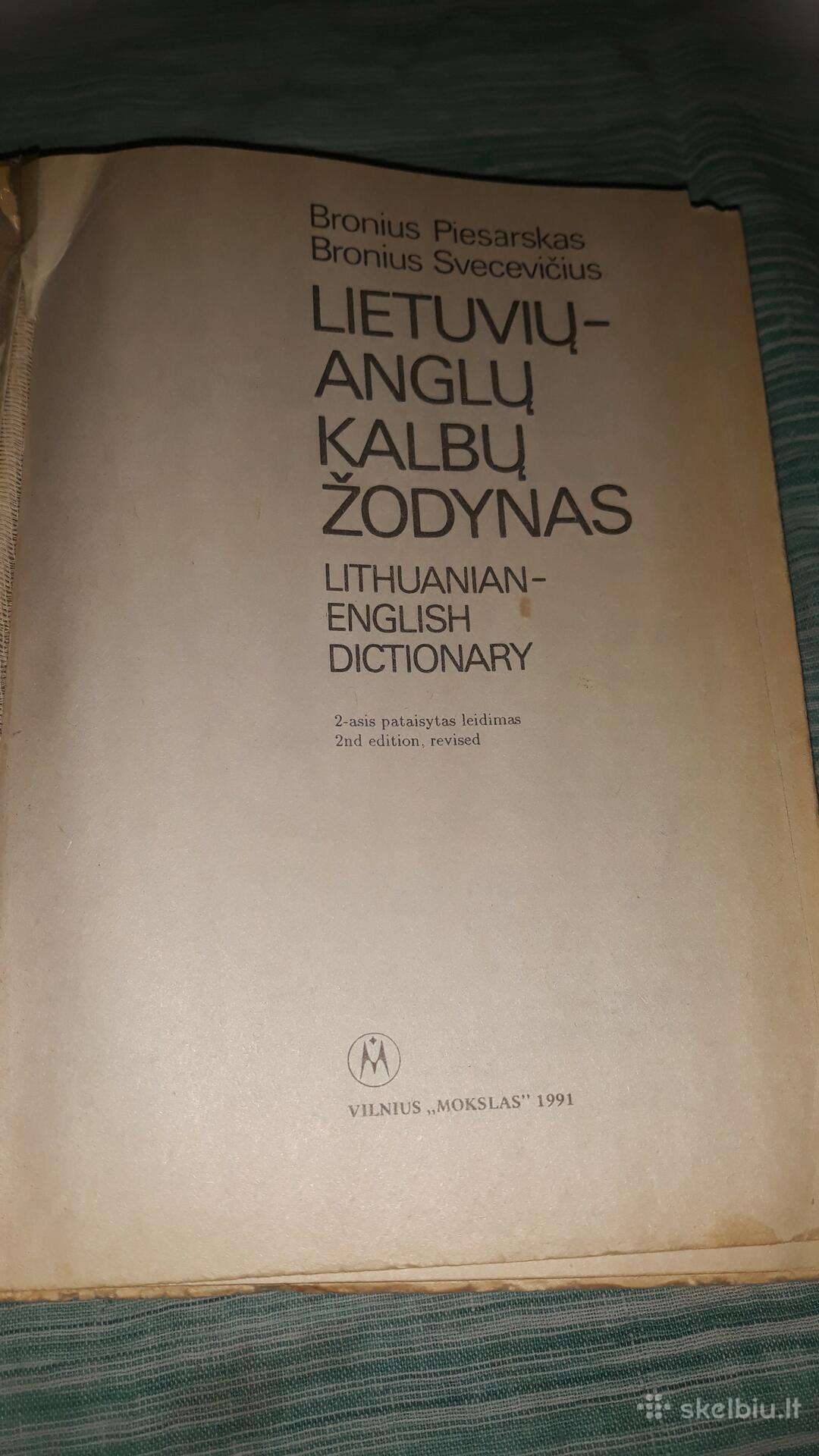 Lietuvių - anglų kalbų žodynas
