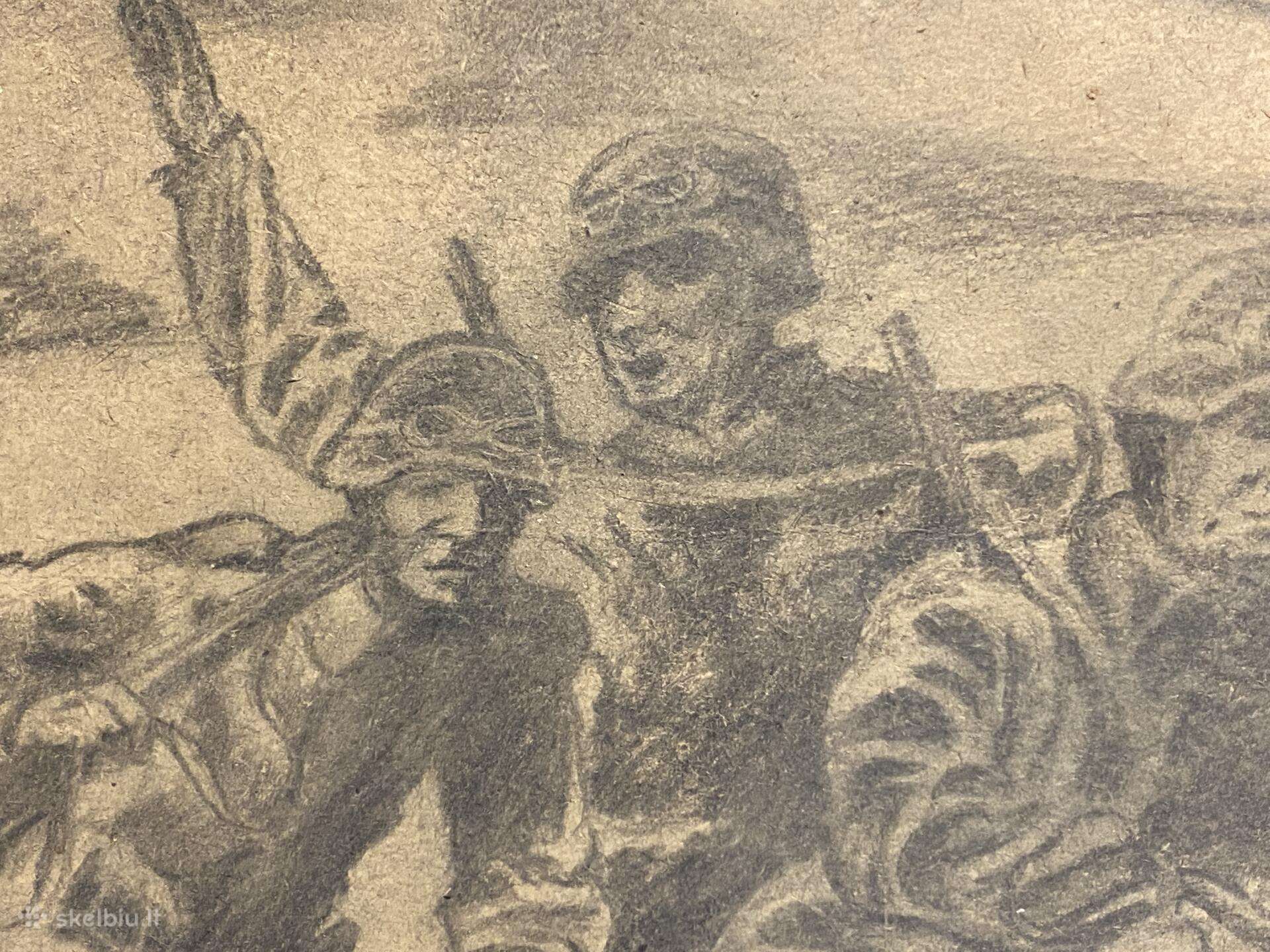 1944 m. vokiečių kareivio piešinys 2. Motociklai