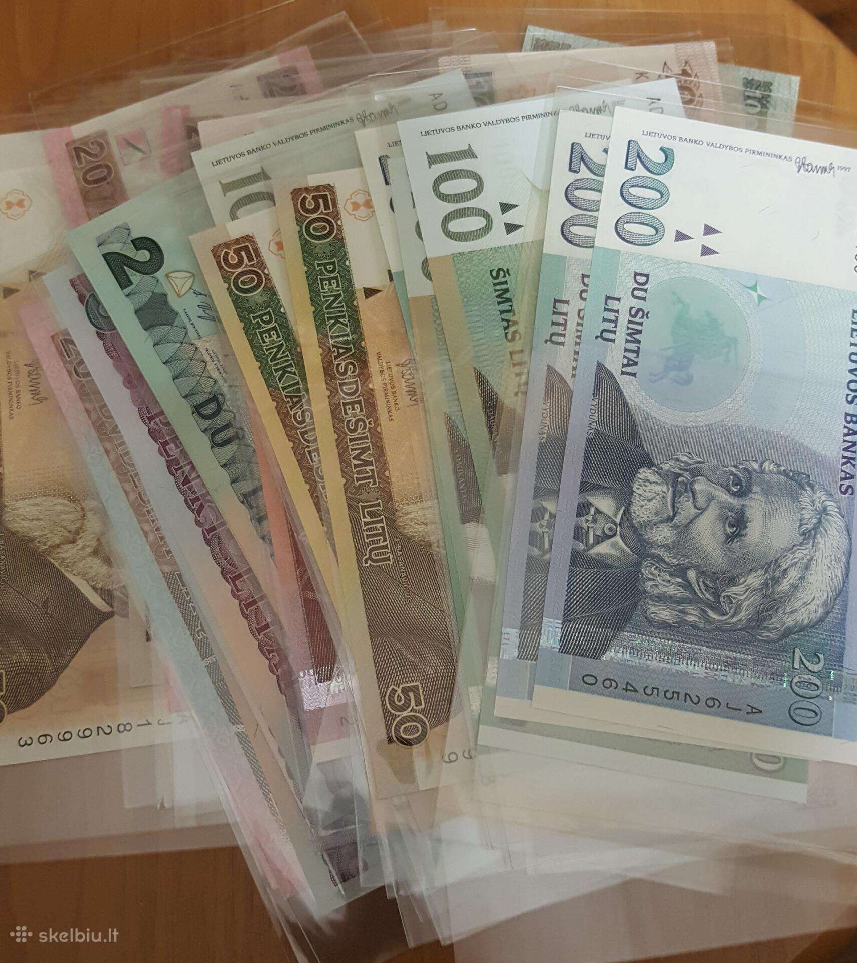 Litų banknotai (nauji)