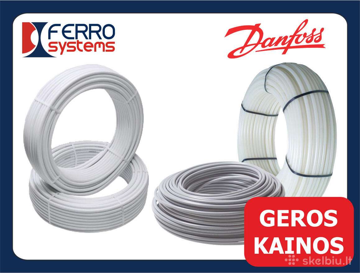 "Danfoss" ir "Ferro" daugiasluoksniai vamzdžiai
