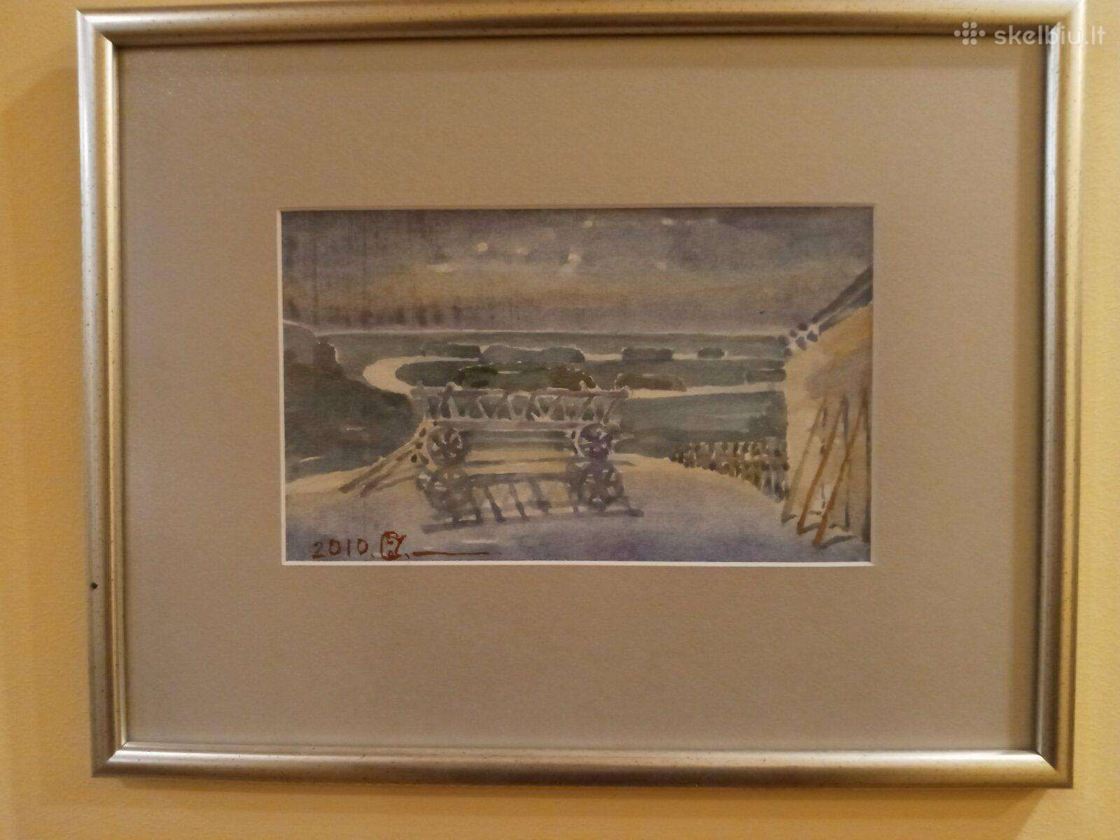 Osvaldo Jablonskio akvarelė 39*31 cm