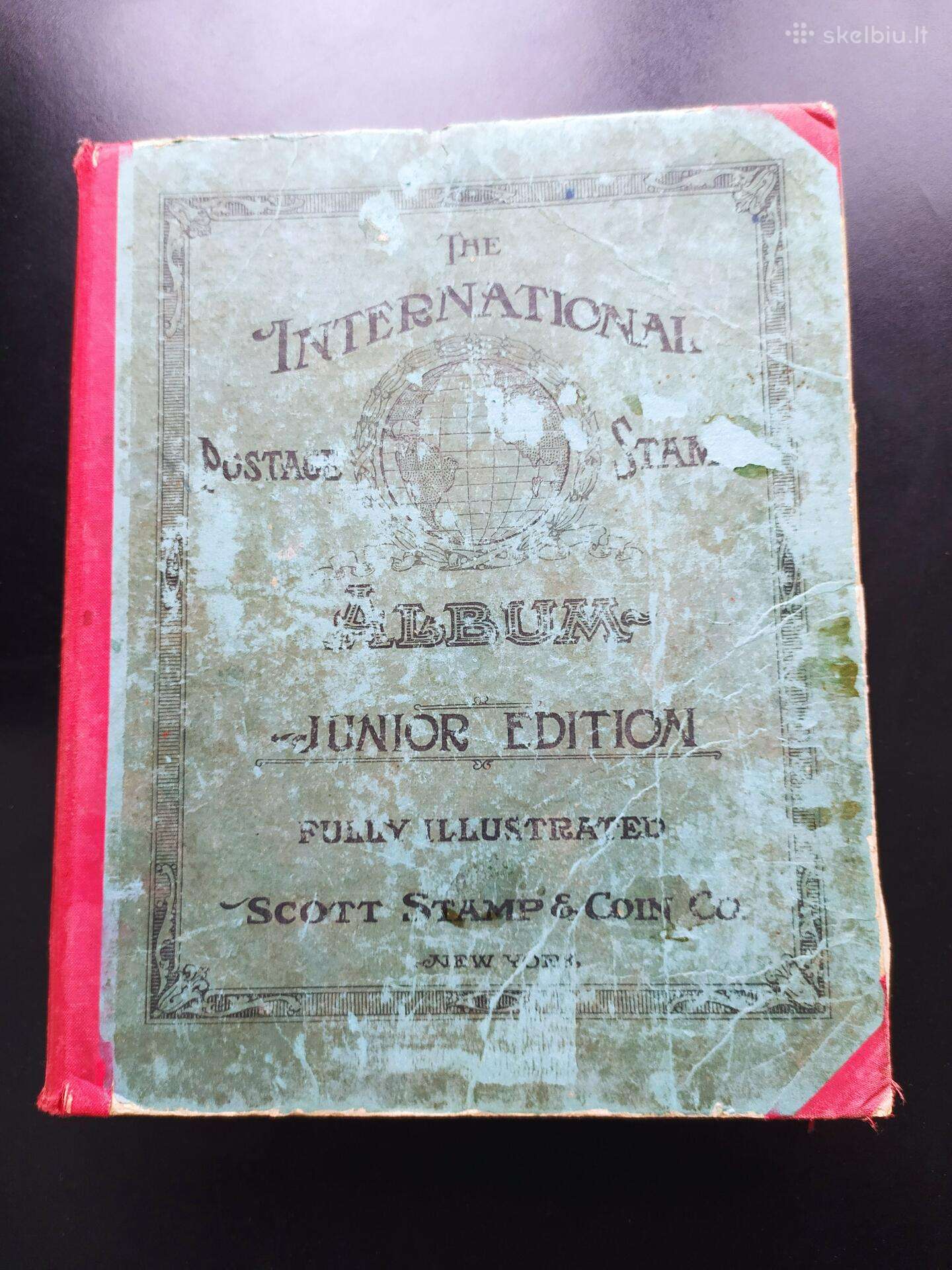 Pašto ženklų albumas 1928