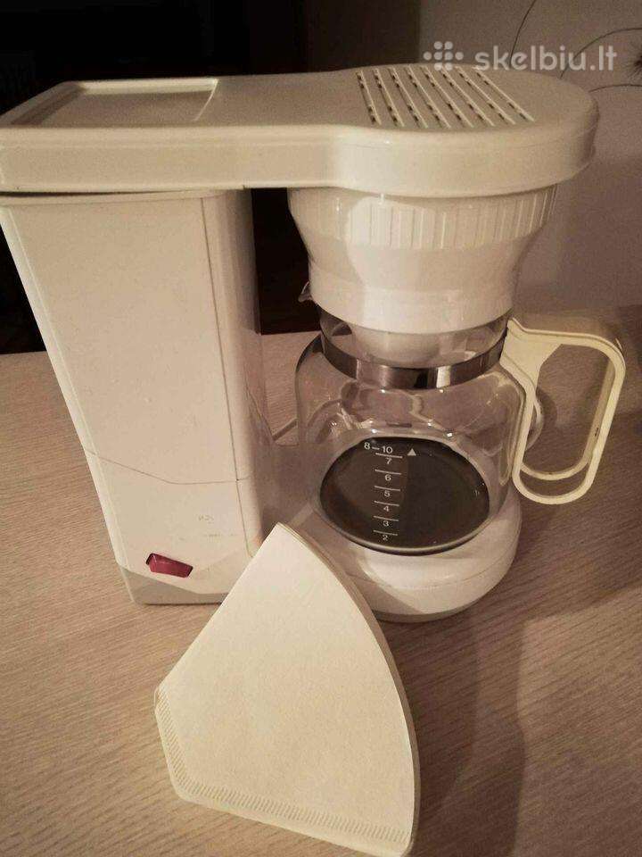 Vokiškas maltos kavos aparatas+50 filtrų dovanų