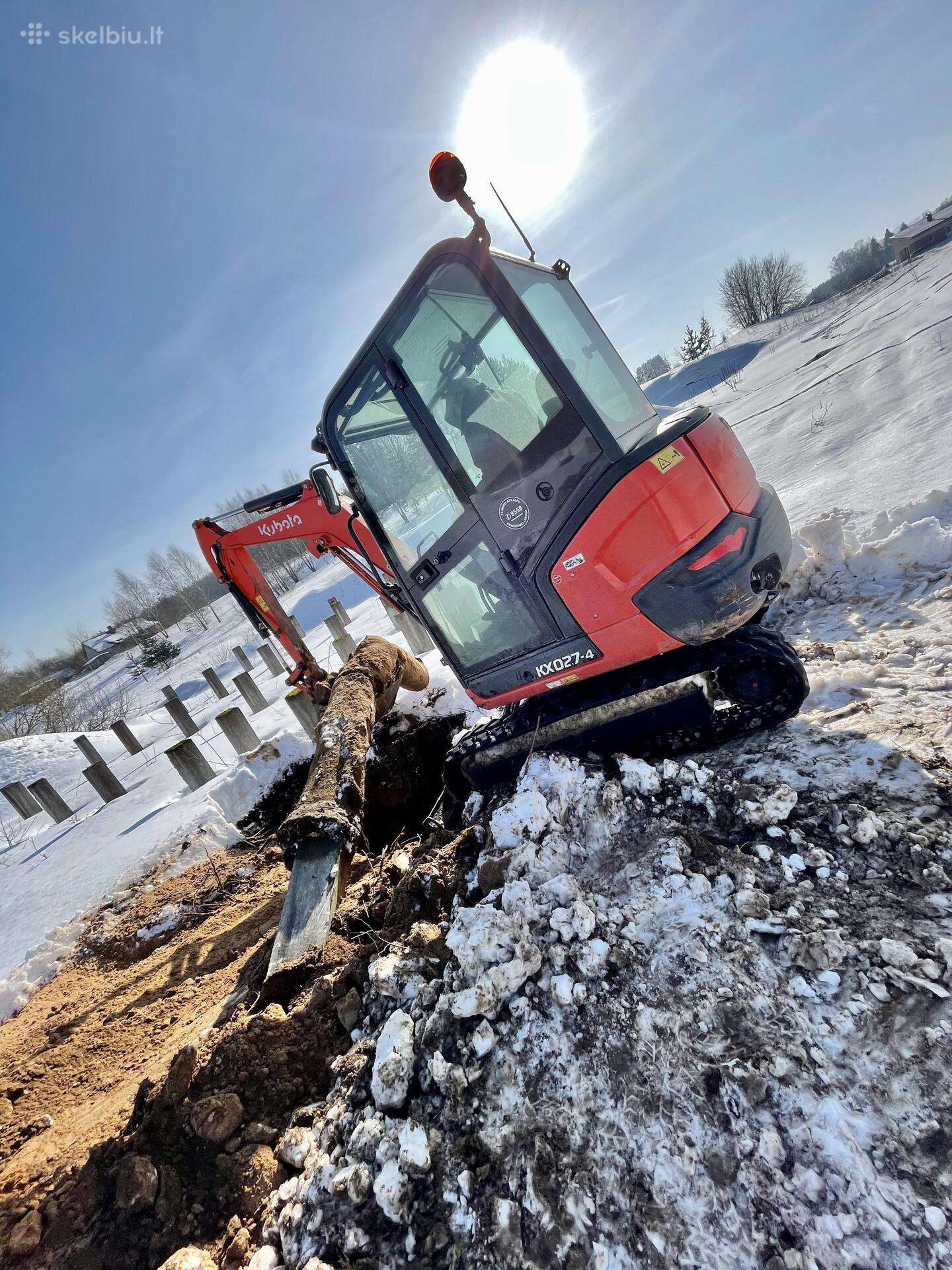 Volvo ECR25D, прокат строительного транспорта