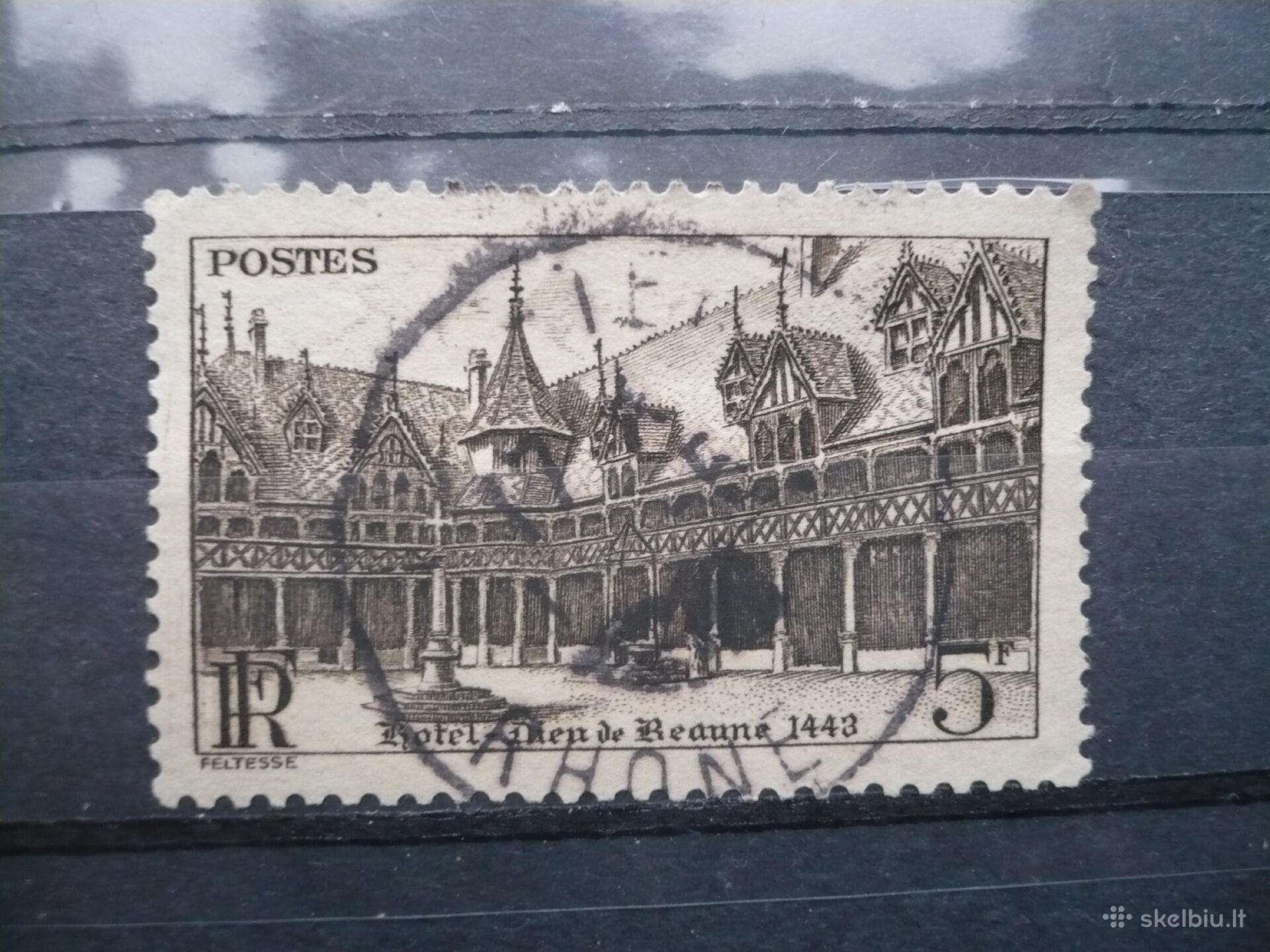 1941 -1942 Nauji piešiniai 5fr