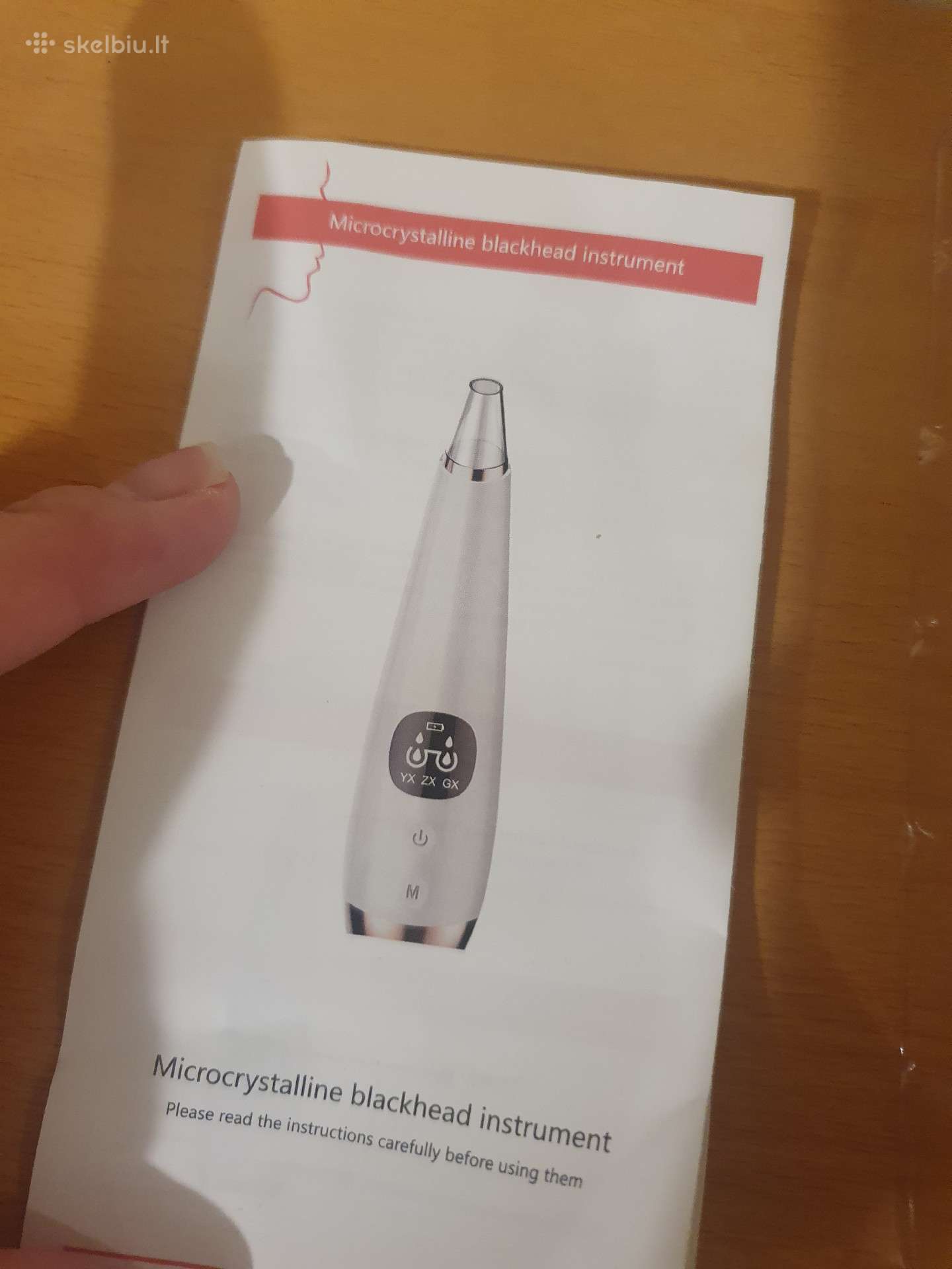 Naujas vakuminis veido valymo aparatas