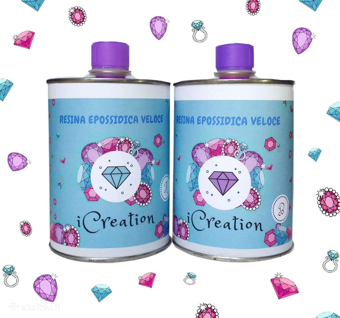 Greito veikimo epoksidinė derva Icreation - 750 g