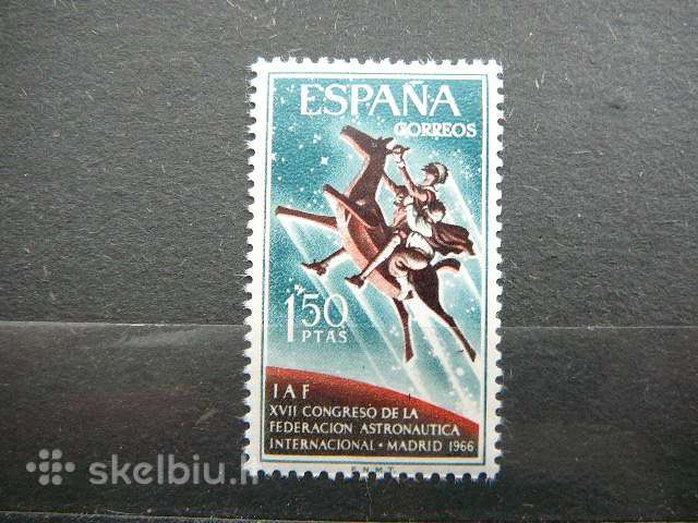 Kosmosas Ispanija 1966 Mnh sp1644