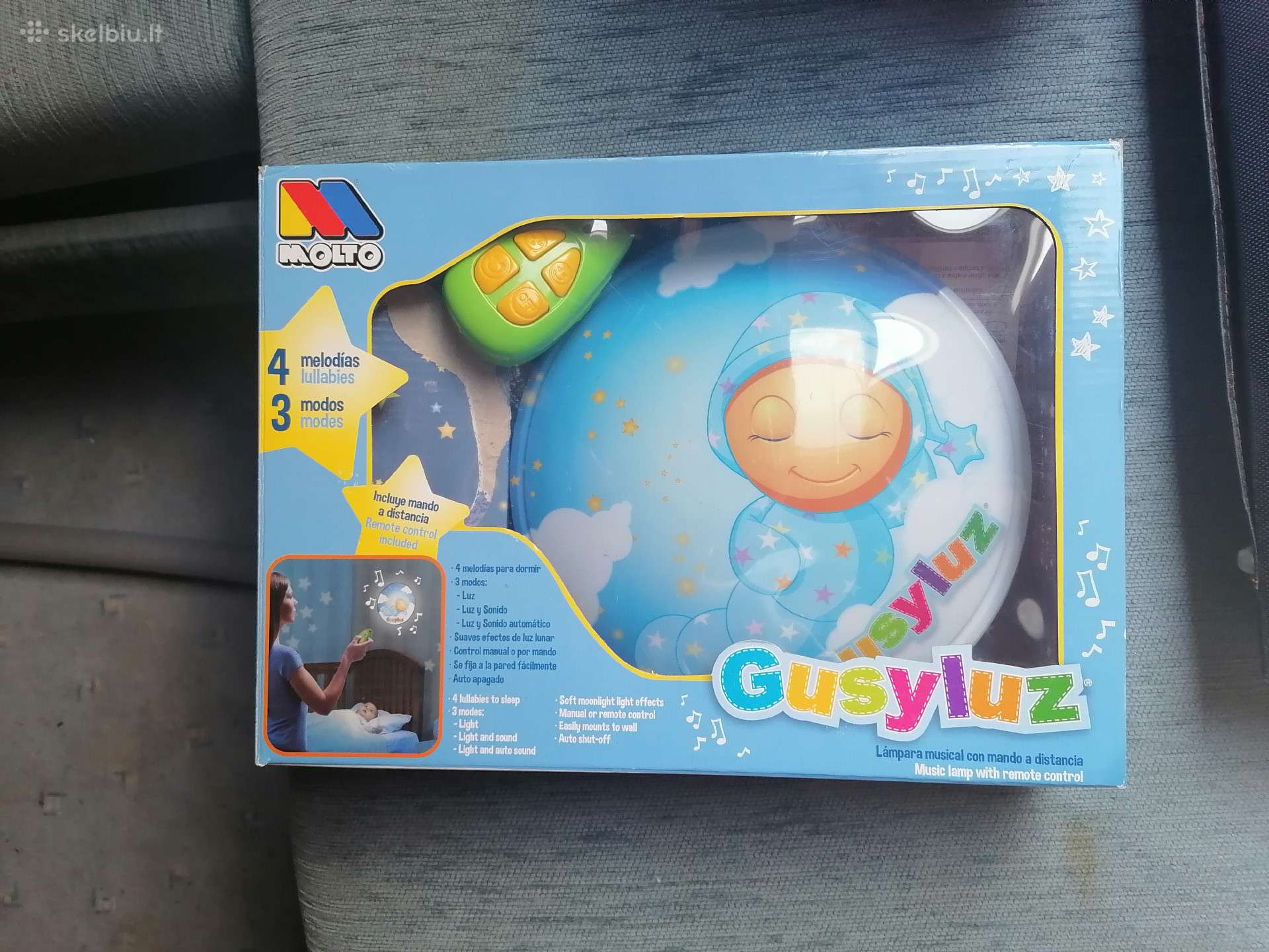 Parduodu vaikiska grojančią sieninę lempa