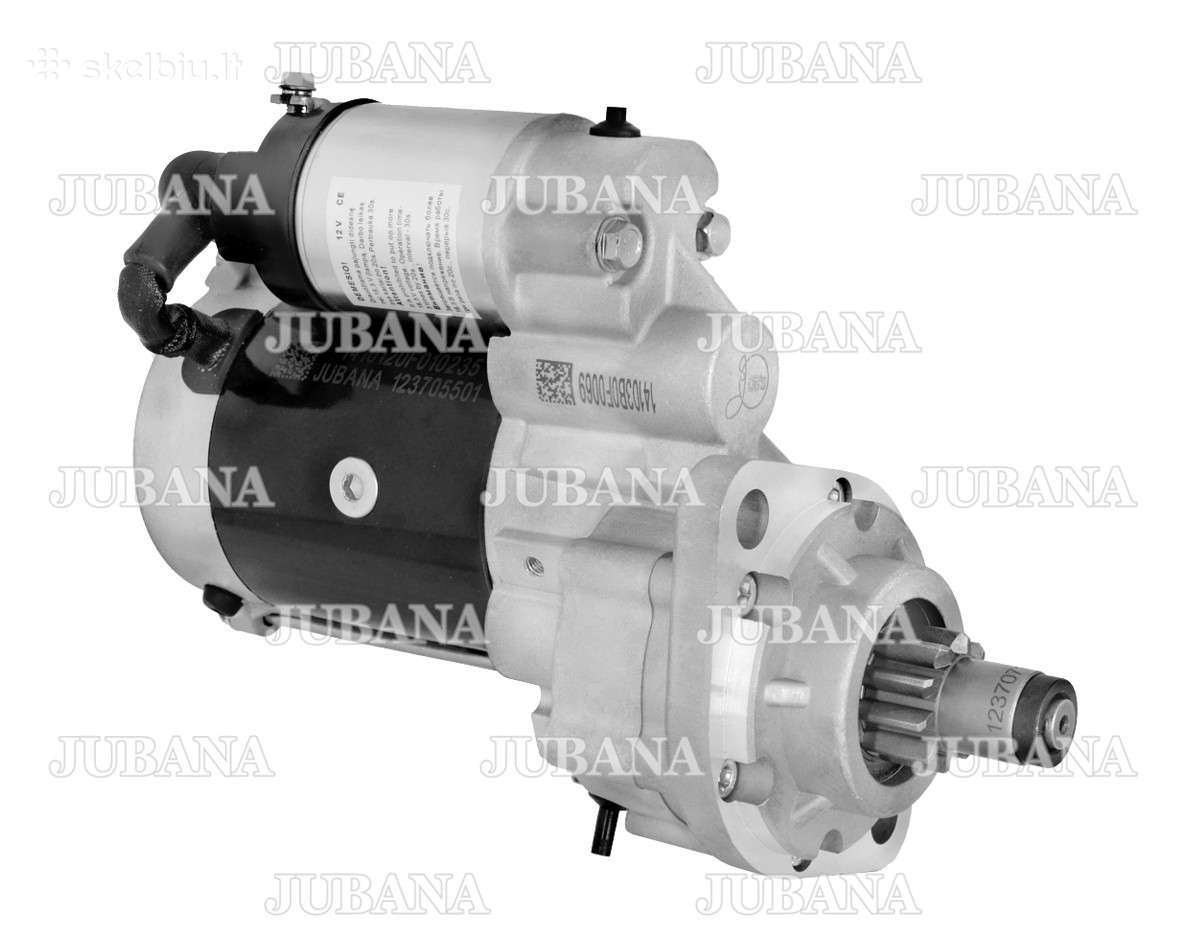 Starteris John Deere, Renault, Bobcat Jubana