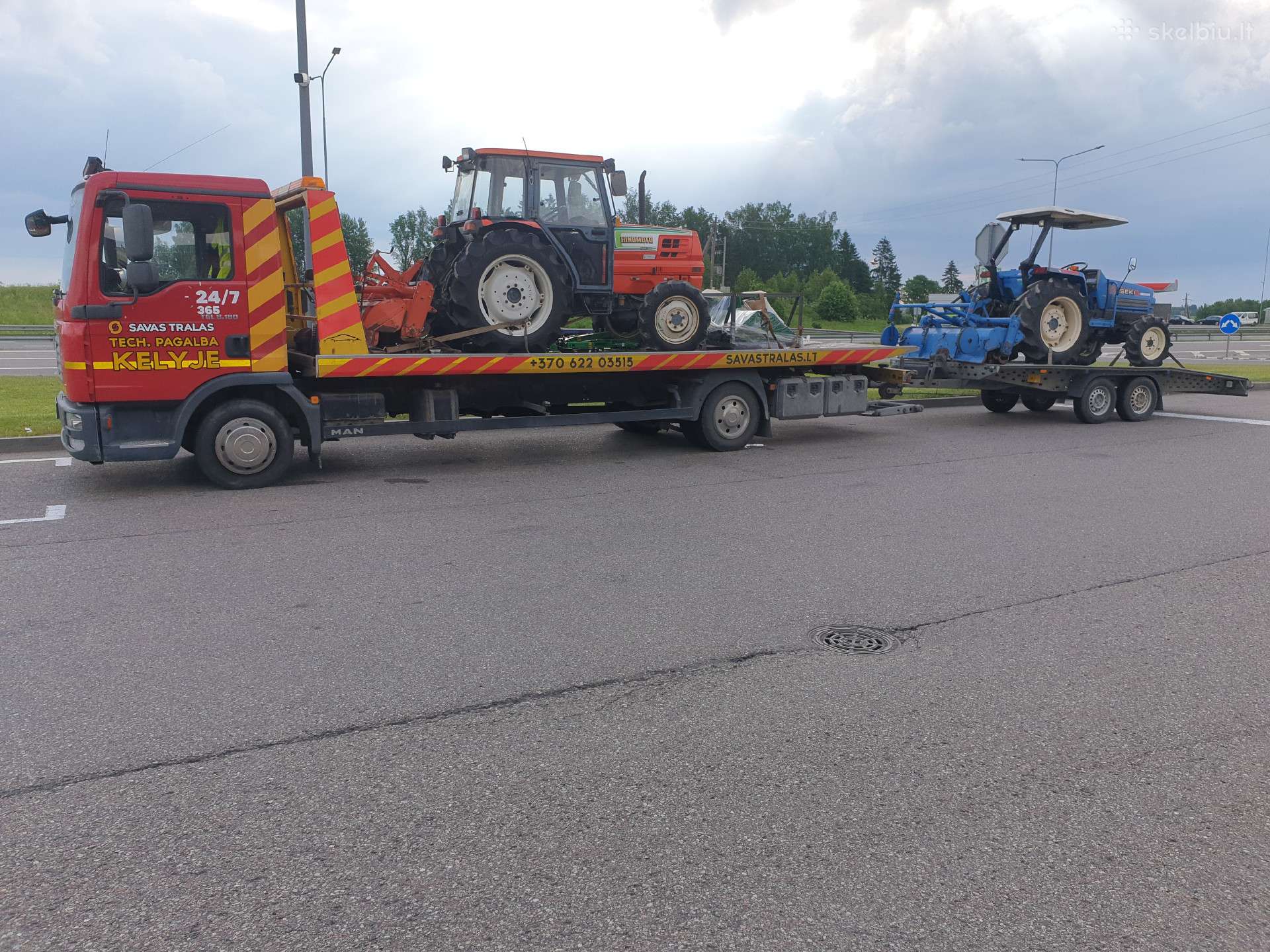Tech Pagalba kelyje 247 Tralas Klaipeda