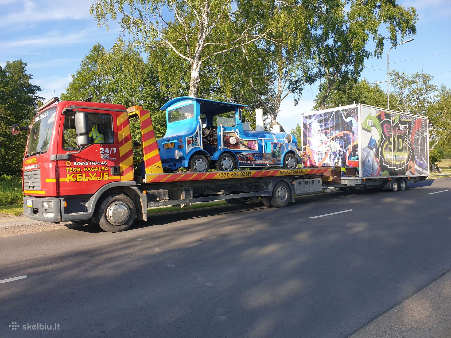 Tech Pagalba kelyje 247 Tralas Klaipeda