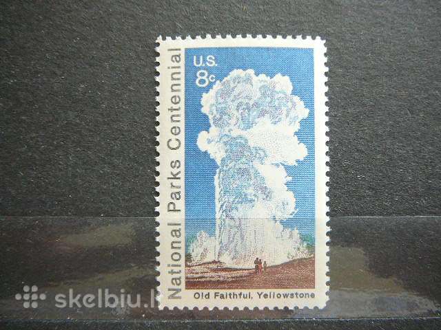 Nacionalinis parkas JAV Mnh uss1060