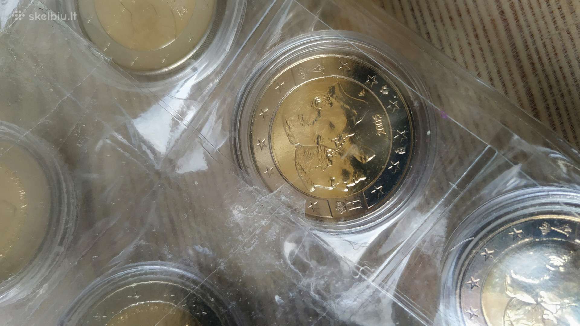 Belgija 2 Euro Coin Economic Union 2005