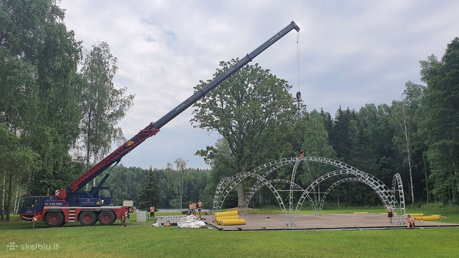 Liebherr LTM, statybos transporto nuoma