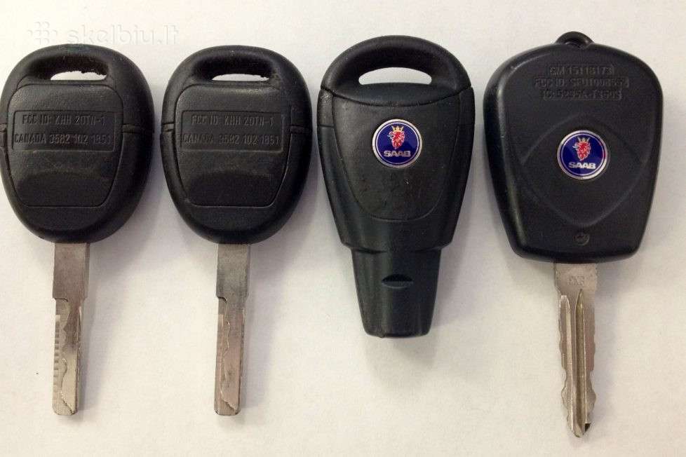Saab raktai, jų programavimas ir remontas